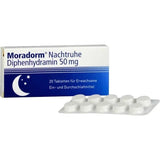 MORADORM, have a restful night diphenhydramine hydrochloride, sleep disorders UK