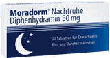 MORADORM, have a restful night diphenhydramine hydrochloride, sleep disorders UK