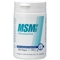 MSM 500 mg + Glucosamine capsules 180 pcs MSM (= MethylSulfonylMethane) UK