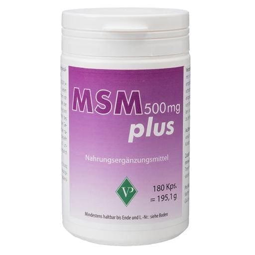 MSM 500 mg plus capsules 90 pcs UK