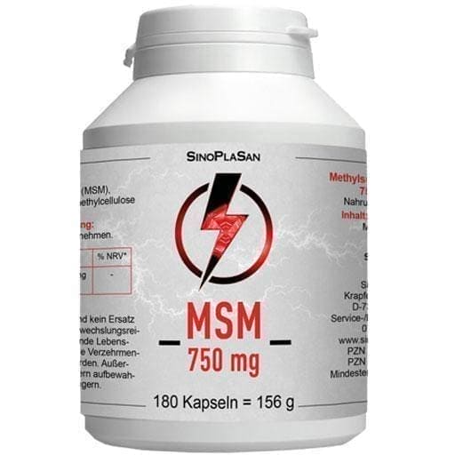 MSM 750 mg Mono 99.9% capsules 180 pcs UK