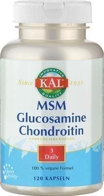 MSM + with glucosamine and chondroitin vegan capsules 120 pcs UK