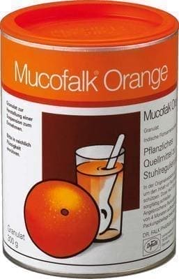 MUCOFALK Orange Granules for oral suspension 300 g psyllium husks UK