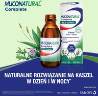 Muconatural Complete without sugar, vegetable glycerin, extract of thyme, marshmallow, plantain UK