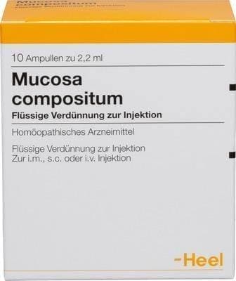 MUCOSA compositum injection 10 pc Nux vomica UK