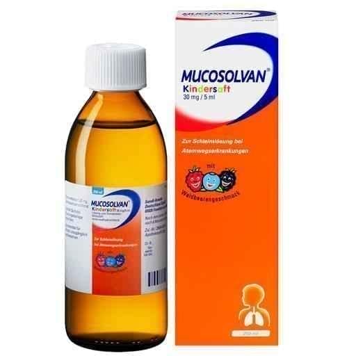 MUCOSOLVAN children's juice 30 mg / 5 ml 250 ml UK