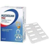 Mucosolvan Max 75mg x 10 capsules UK