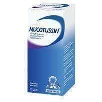 MUCOTUSSIN syrup 0.01 g / 190 ml 5ml tussin cough syrup UK