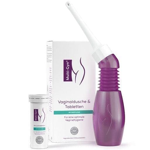 MULTI-GYN vaginal douche combination pack of effervescent tablets UK