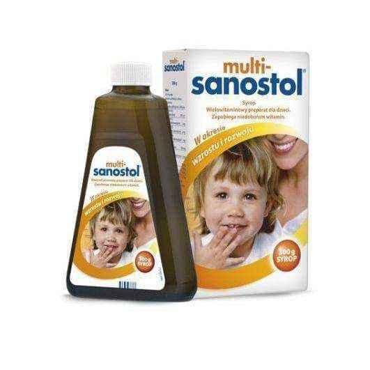 MULTI - SANOSTOL liquid, multivitamin for kids, best vitamins for children, baby vitamins 2+ UK
