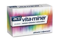 Multivitamin mineral Acti Vita-miner x 60 tablets UK