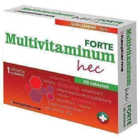 Multivitaminum hec Forte x 30 tablets UK