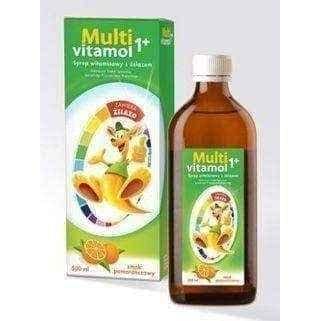 Multivitamol 1+ liquid 500ml, children over 1 year old, vitamins UK