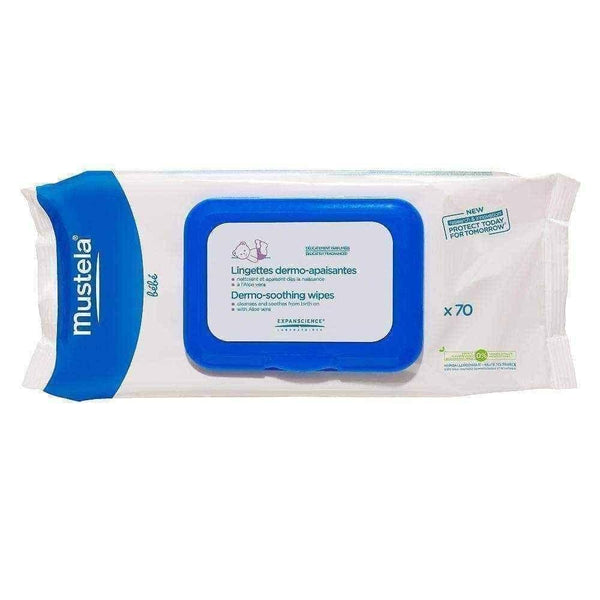 MUSTELA Bebe multilayer tissues to scroll x 70szt. odorless UK