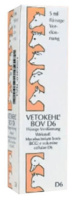 Mycobacterium bovis, VETOKEHL BOV. D 6 drops vet. UK