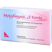 MYKOFUNGIN 3 combi, vaginal yeast infection women UK