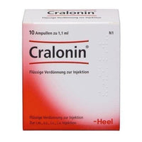 Myocardial infarction, Coronary insufficiency, angina pectoris, CRALONIN ampoules UK