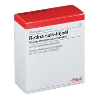 Myopia, glaucoma, Disturbed vision, RETINA SUIS Injeel ampoules UK