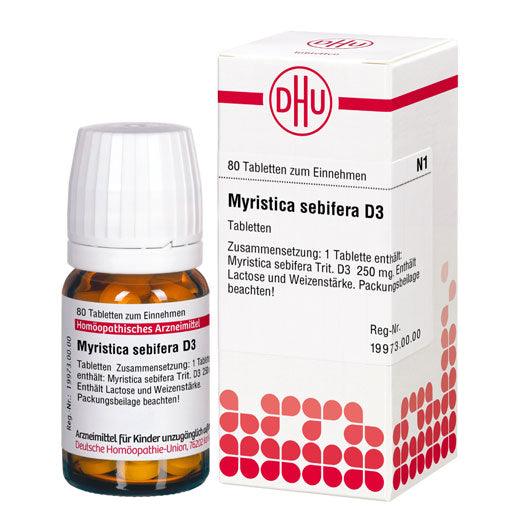 MYRISTICA SEBIFERA D 3 tablets UK