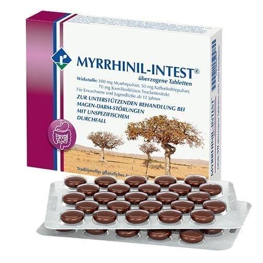 MYRRHINIL INTEST coated tablets 50 pc myrrh UK