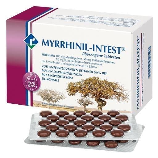 MYRRHINIL INTEST coated tablets 500 pc myrrh, flatulence UK