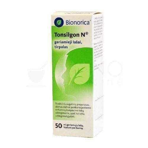 N Tonsilgon oral drops, solution 50ml UK