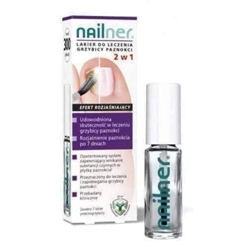 Nailner lacquer for treating onychomycosis 2in1 5ml fungal nail infection UK