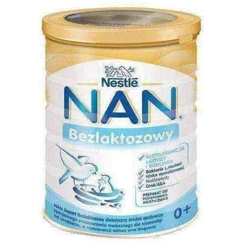 NAN Expert lactose-free milk 400g, lactose free formula UK
