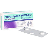 NARATRIPTAN hydrochloride HEXAL for migraines, nausea UK