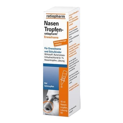 Nasal Drops Ratiopharm Adults Preservative -free UK