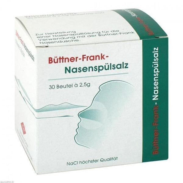 Nasal rinse solution Büttner-Frank for a nasal douche UK