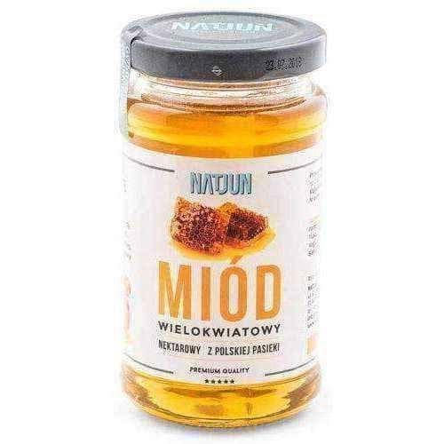 NATJUN Multiflower honey nectar from the Polish apiary 220g UK