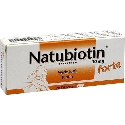NATUBIOTIN 10 mg forte, Biotin for nails, hair and skin UK