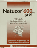 NATUCOR 600 mg forte, moderate heart failure, Hawthorn leaves with dry blossom extract UK