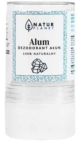 Natur Planet Alum stick 100% natural deodorant 125g UK