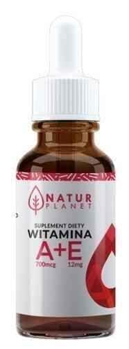 Natur Planet Vitamin A + E drops 30ml UK