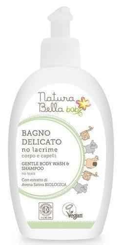 Natura Bella baby NO TEARS 2in1 Gentle Bath Foam and Shampoo 300 ml UK