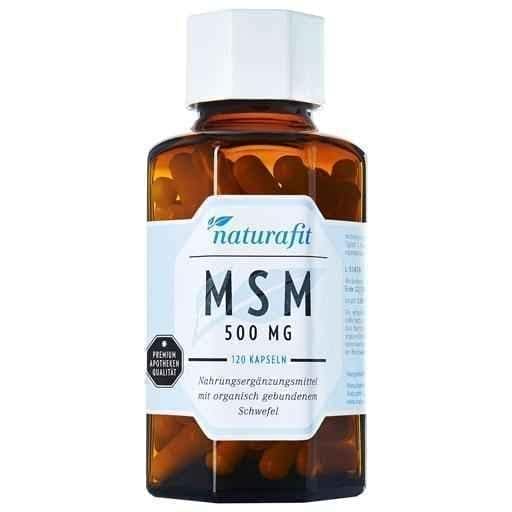 NATURAFIT MSM 500 mg capsules 120 pcs UK