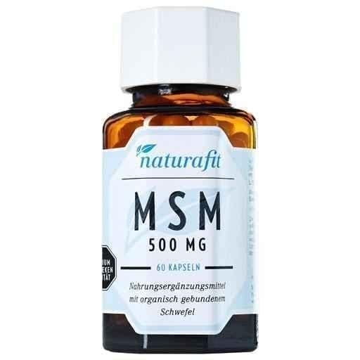 NATURAFIT MSM 500 mg capsules 60 pcs UK