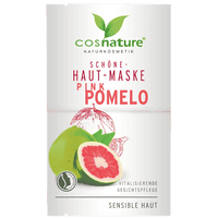 Natural face masks -Natural beautifying facial mask with pink pomelos 2x8ml UK