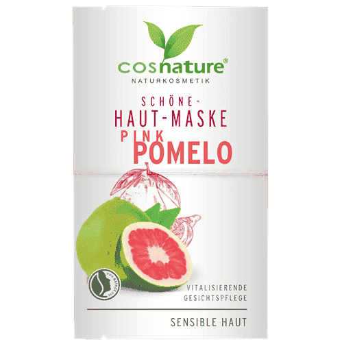 Natural face masks -Natural beautifying facial mask with pink pomelos 2x8ml UK