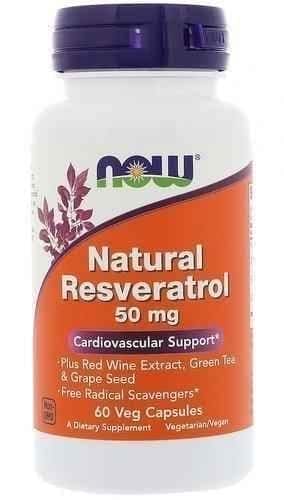 Natural Resveratrol 50mg x 60 capsules UK