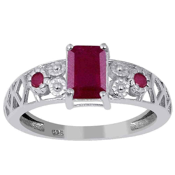 Natural ruby engagement rings | ruby ring UK