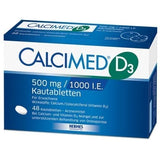 Natural treatment for osteoporosis, CALCIMED D3 500 mg, 1000 IU chewable tablets UK