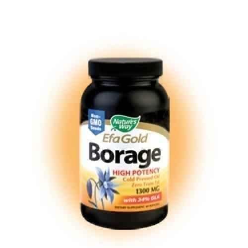 Nature's Way - Borage Oil, 1,300 mg 60 capsules, Nature's Way Borage UK