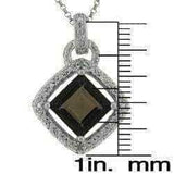 Necklaces for women | Diamond Accent Square Necklace UK