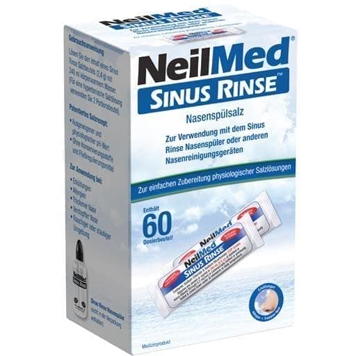 NEILMED Sinus Rinse nasal rinsing salt dosing bag UK