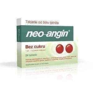 Neo angin x 24 tabl. lozenges sugar free, sore throat UK