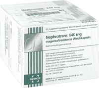 NEPHROTRANS 840 mg, sodium hydrogen carbonate, renal insufficiency, sodium bicarbonate UK