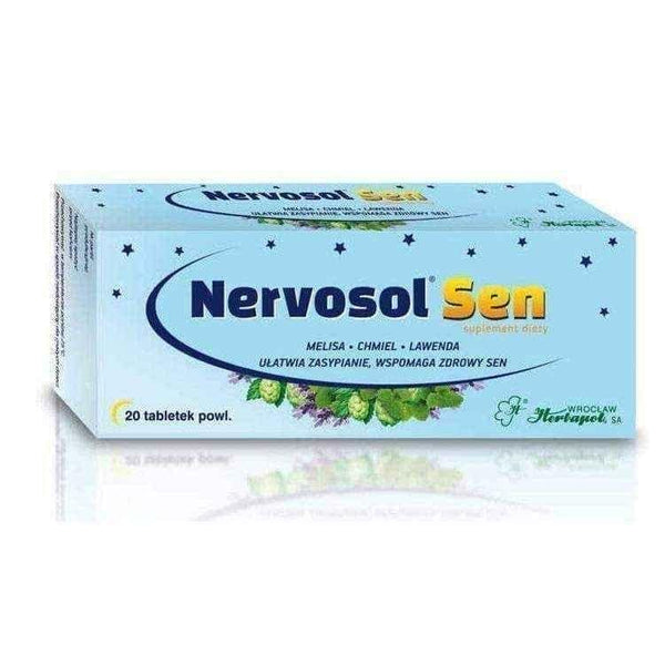 Nervosol Sen x 20 tablets, hops extract UK